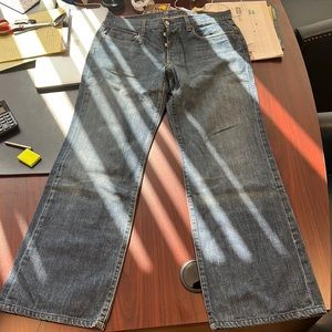 Seven for all mankind jeans 33”32” used with one button missing